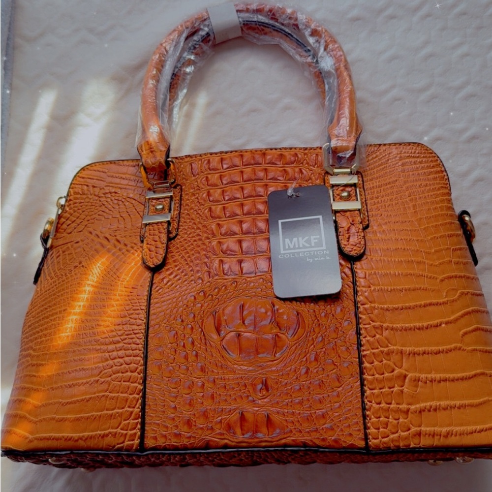Women's Orange Satchel